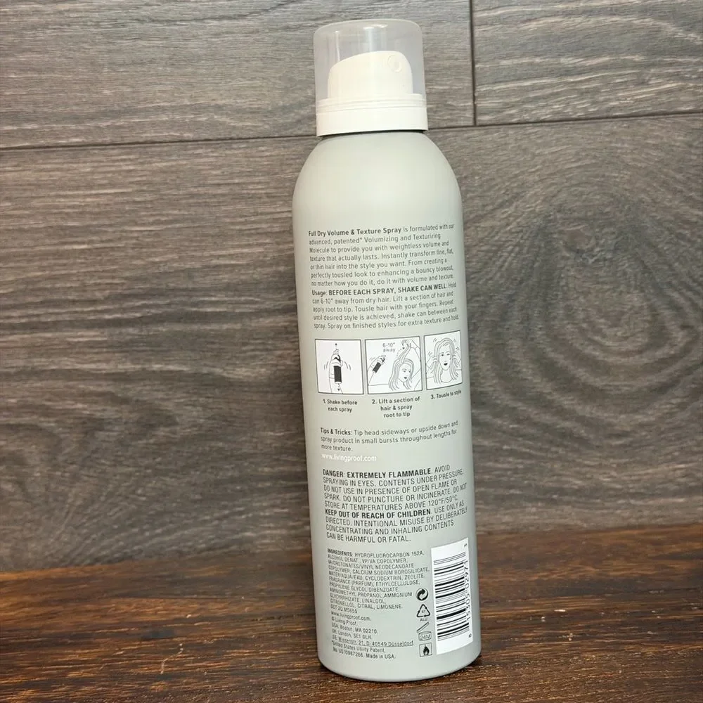 Living Proof Full Haircare Bundle Shampoo/Conditioner/Dry Volume Spray/Mini, New